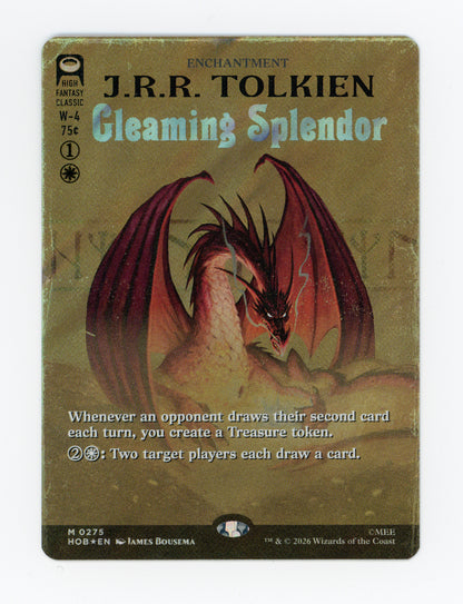 Gleaming Splendor — Borderless|Book Cover|Surge Foil — ID 19889