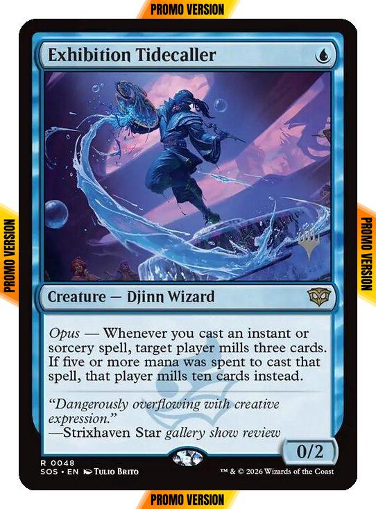 Exhibition Tidecaller [48p] [Promo Pack] [Secrets of Strixhaven Promos] [Non-Foil]