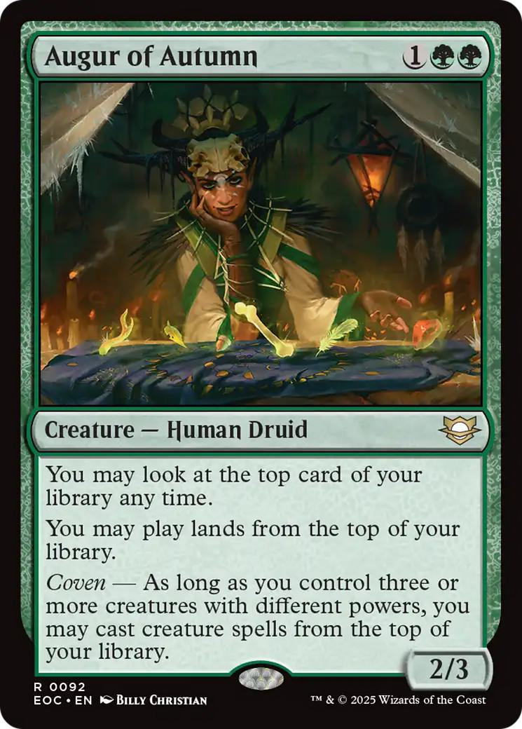 Augur of Autumn [92] [Edge of Eternities: Commander] [Non-Foil]