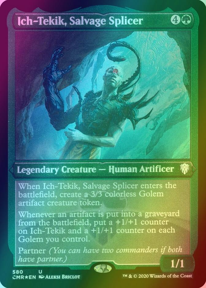 Ich-Tekik, Salvage Splicer [580] [Commander Legends] [Etched Foil]