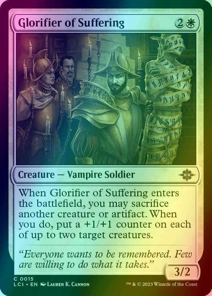 Glorifier of Suffering [15] [The Lost Caverns of Ixalan] [Foil]