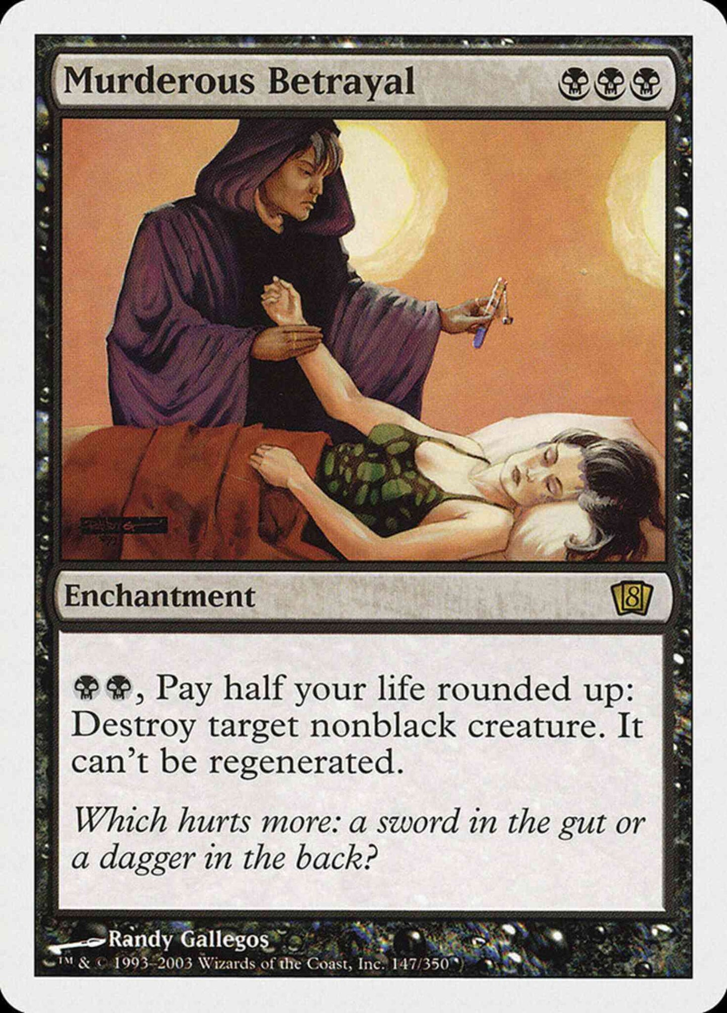 Murderous Betrayal [147] [Eighth Edition] [Non-Foil]