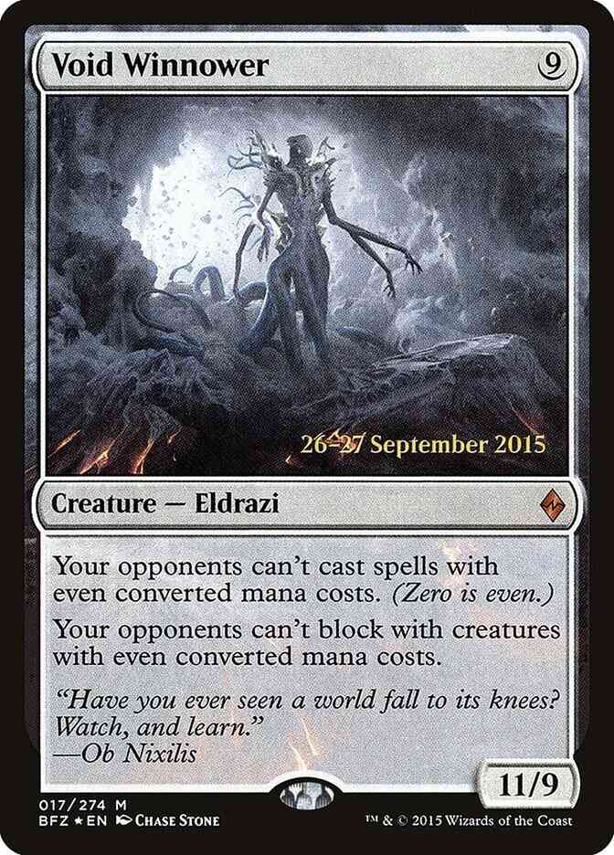 Void Winnower [17s] [Battle for Zendikar Promos] [Foil]