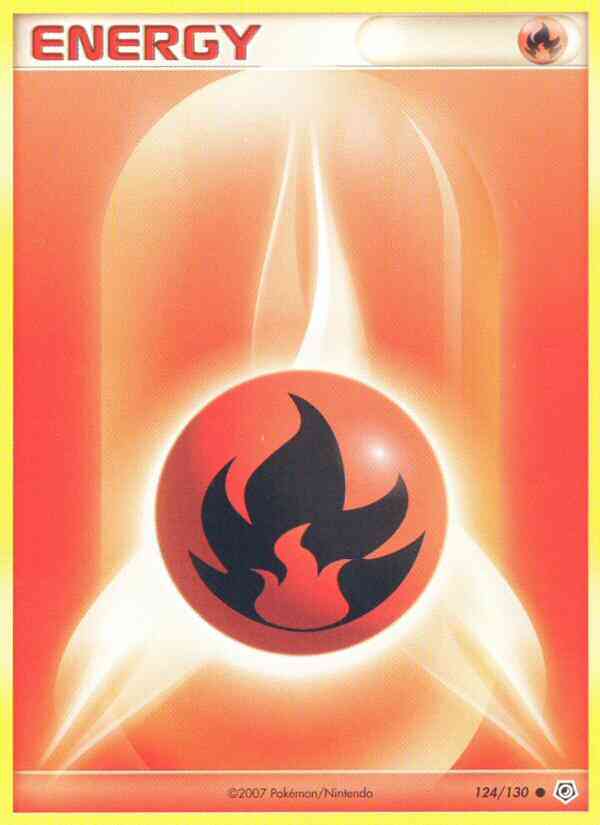 Fire Energy - 124/130 - Common [dp1-124] [Non-Holo]