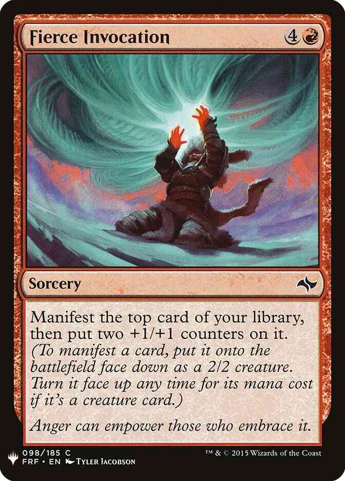 Fierce Invocation [FRF-98] [The List] [Non-Foil]