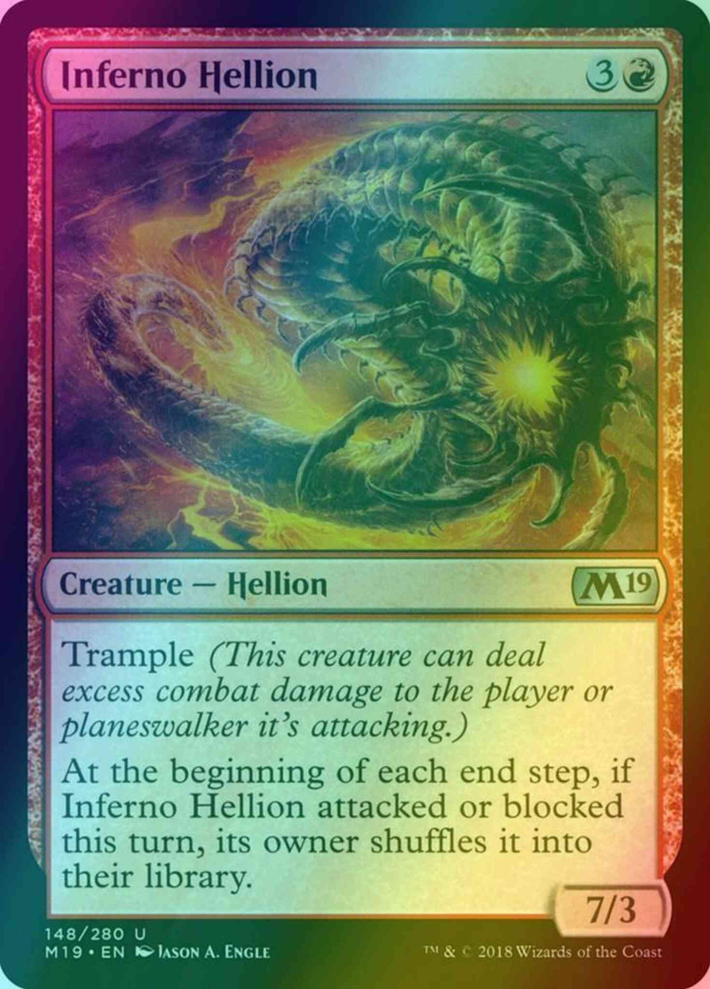 Inferno Hellion [148] [Core Set 2019] [Foil]