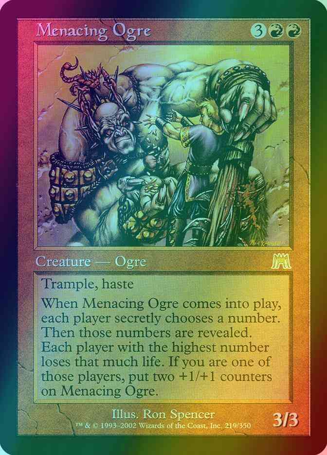Menacing Ogre [219] [Onslaught] [Foil]