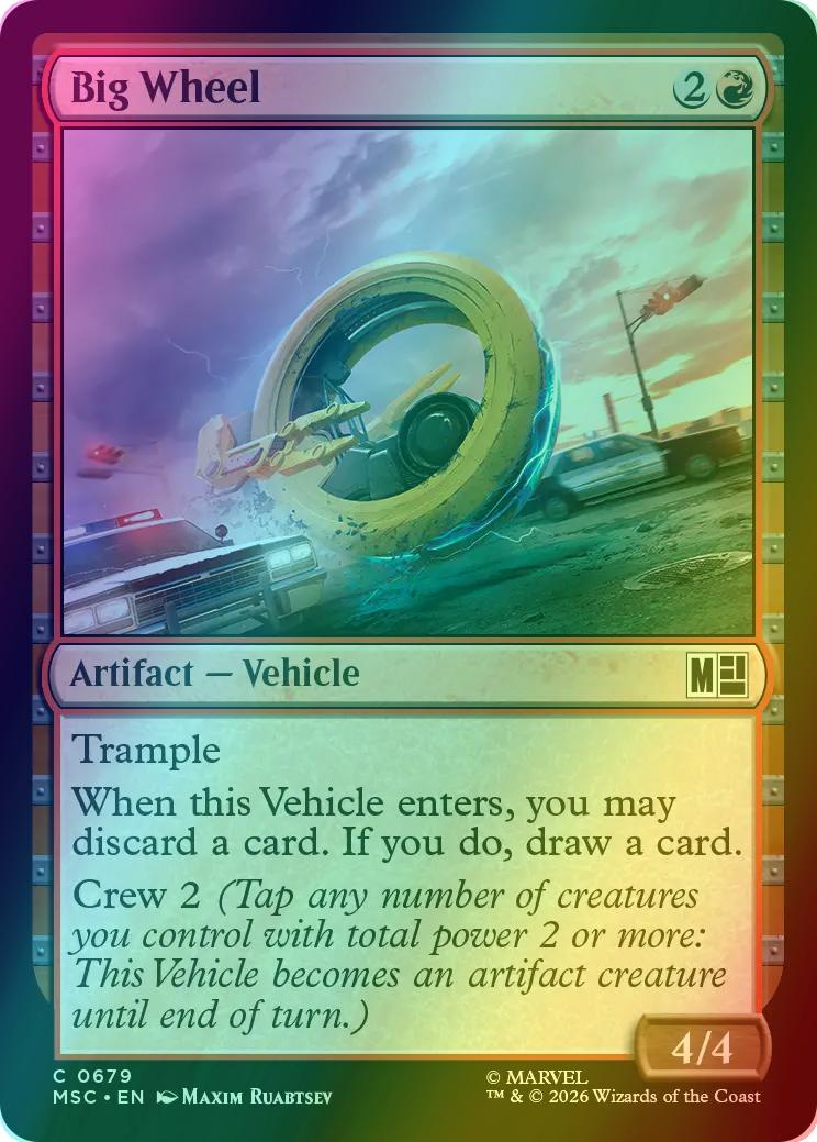 Big Wheel [679] [Jumpstart] [Marvel Super Heroes: Commander] [Foil]
