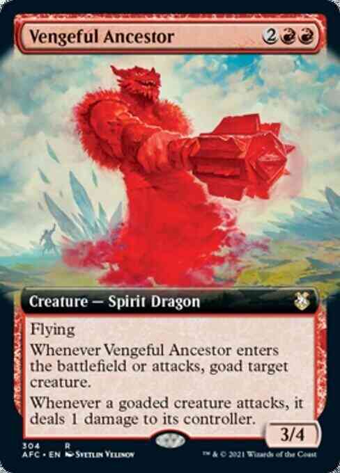 Vengeful Ancestor [304] [Extended Art] [Adventures in the Forgotten Realms Commander] [Non-Foil]