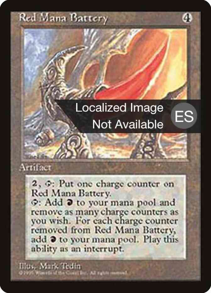 Red Mana Battery - Japanese [343] [Fourth Edition Black Border: Japanese] [Non-Foil]