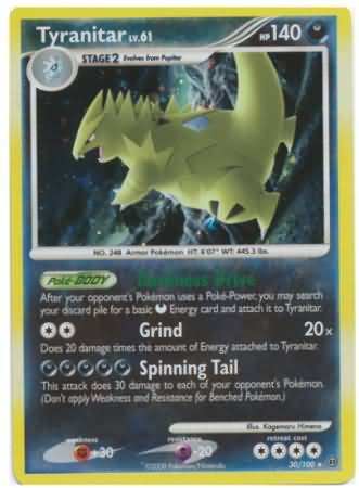 Tyranitar - 30/100 - Promo [Theme Deck Exclusive] [DP7MSP-30] [Cosmos Holo]