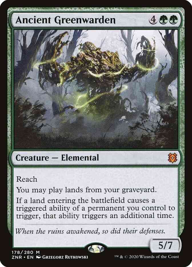 Ancient Greenwarden [178] [Zendikar Rising] [Non-Foil]