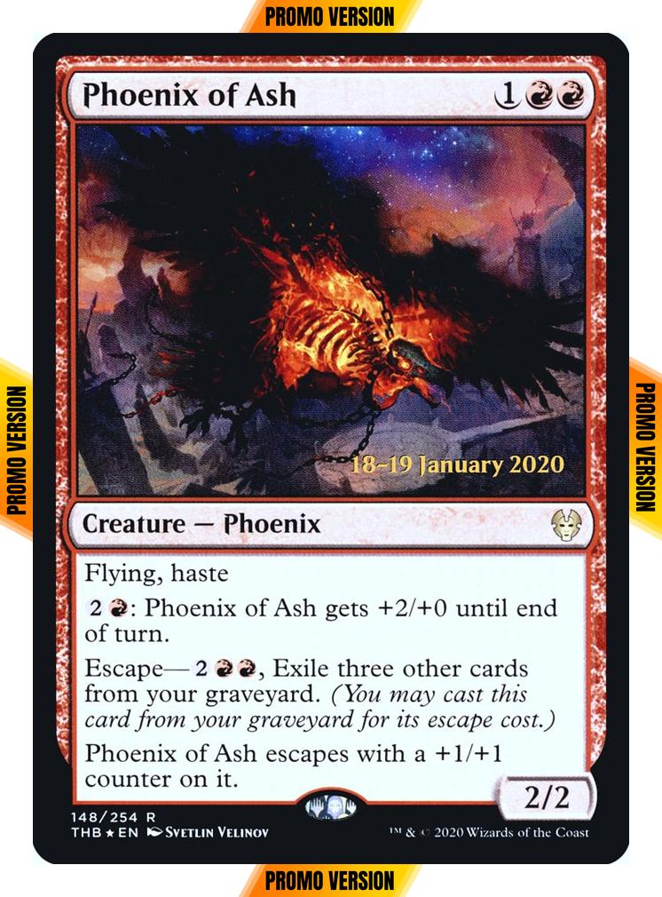 Phoenix of Ash [148s] [Theros Beyond Death Promos] [Foil]