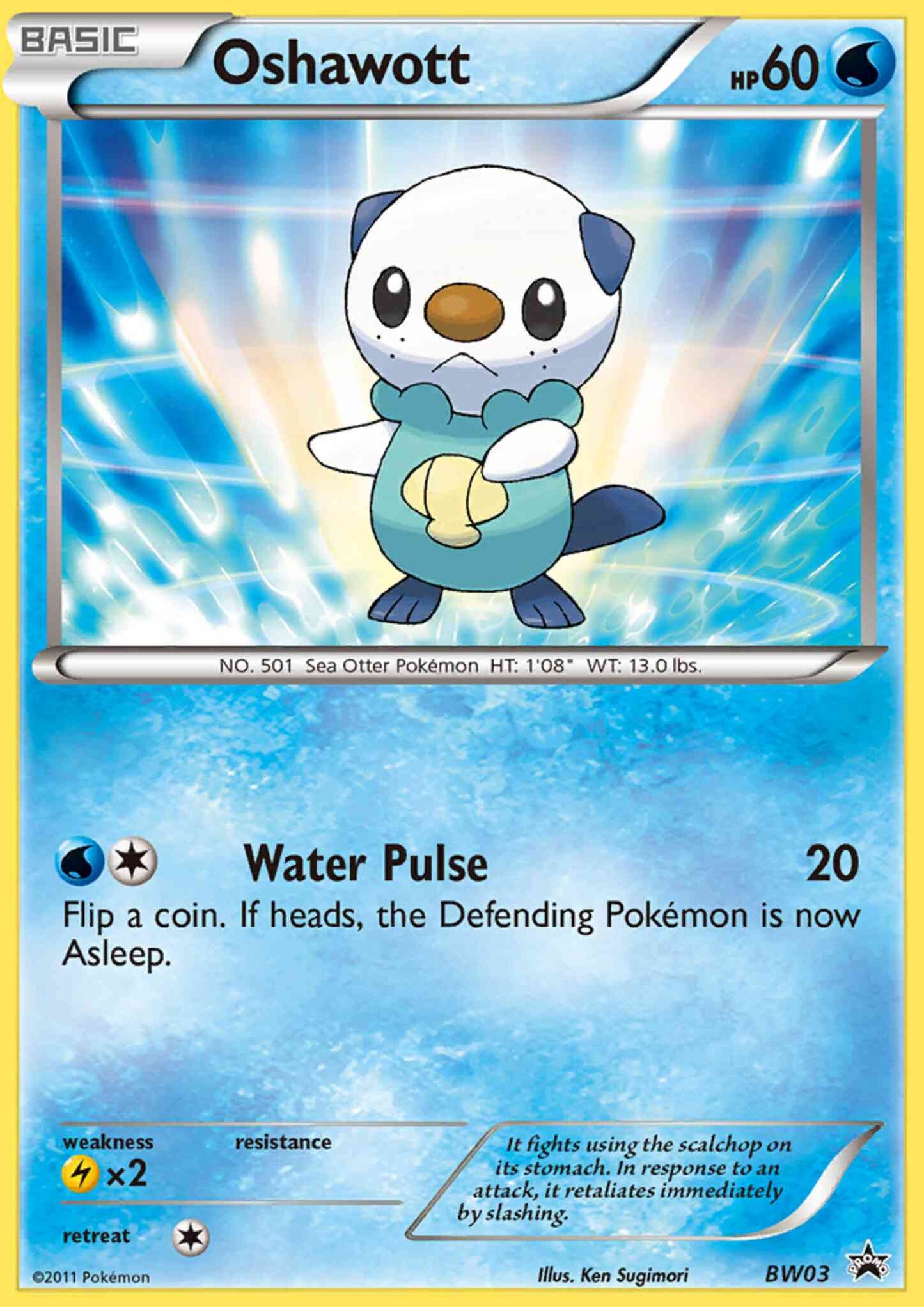 Oshawott - BW03 - Promo [bwp-BW03] [Holo]