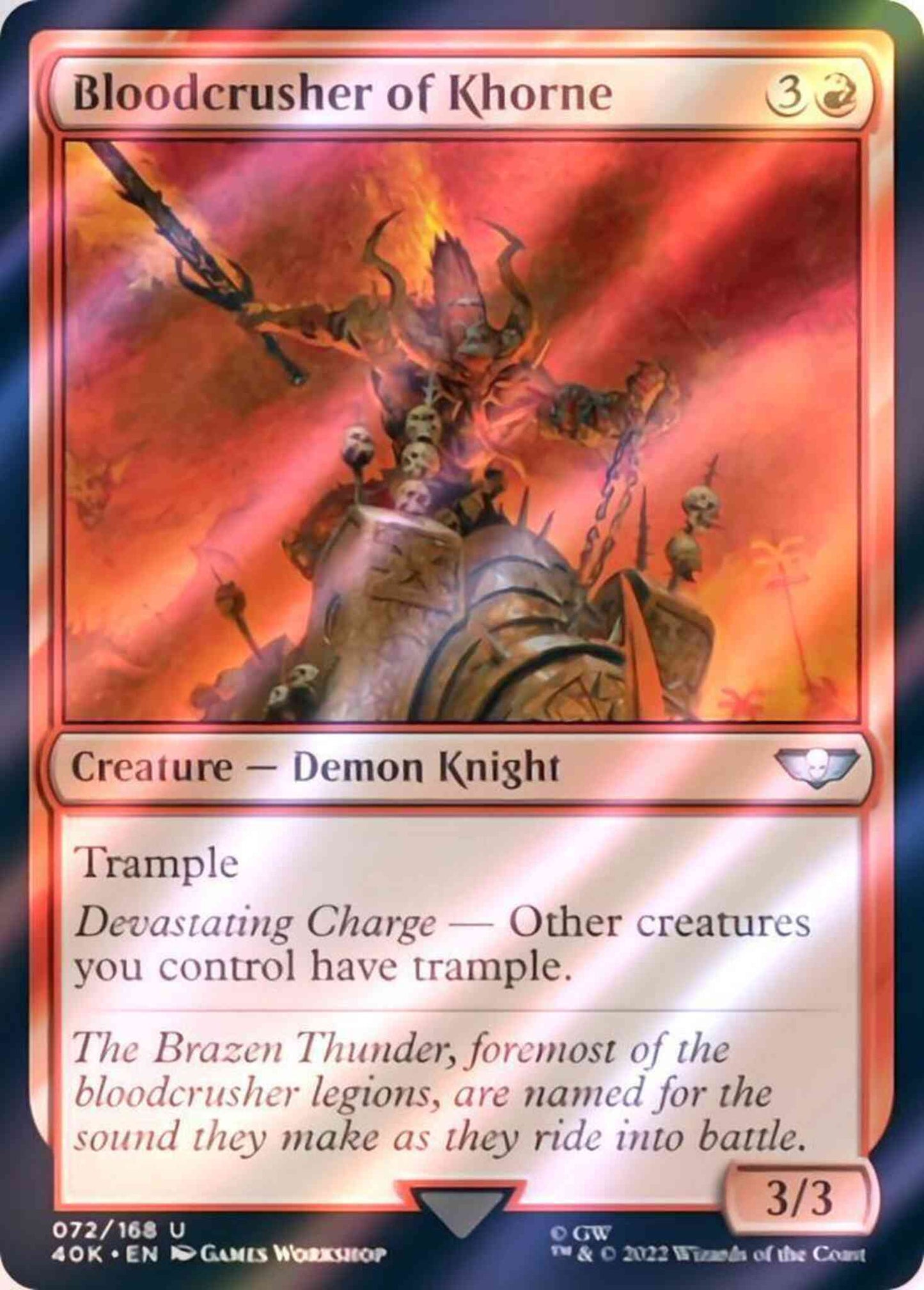 Bloodcrusher of Khorne [72] [Universes Beyond: Warhammer 40,000] [Surge Foil]