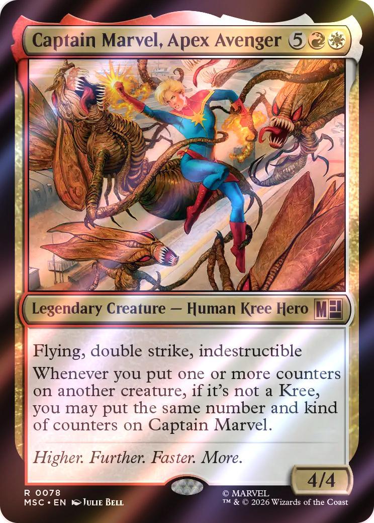 Captain Marvel, Apex Avenger [78] [Marvel Super Heroes: Commander] [Surge Foil]