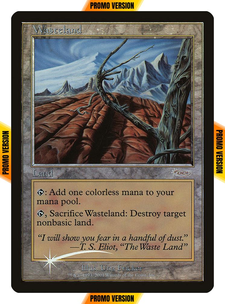 Wasteland [Magic Player Rewards 2001] [Foil]