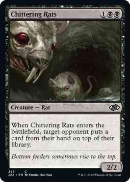 Chittering Rats [387] [Jumpstart 2022] [Non-Foil]