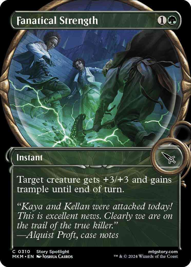 Fanatical Strength [310] [Magnified Showcase] [Murders at Karlov Manor] [Non-Foil]