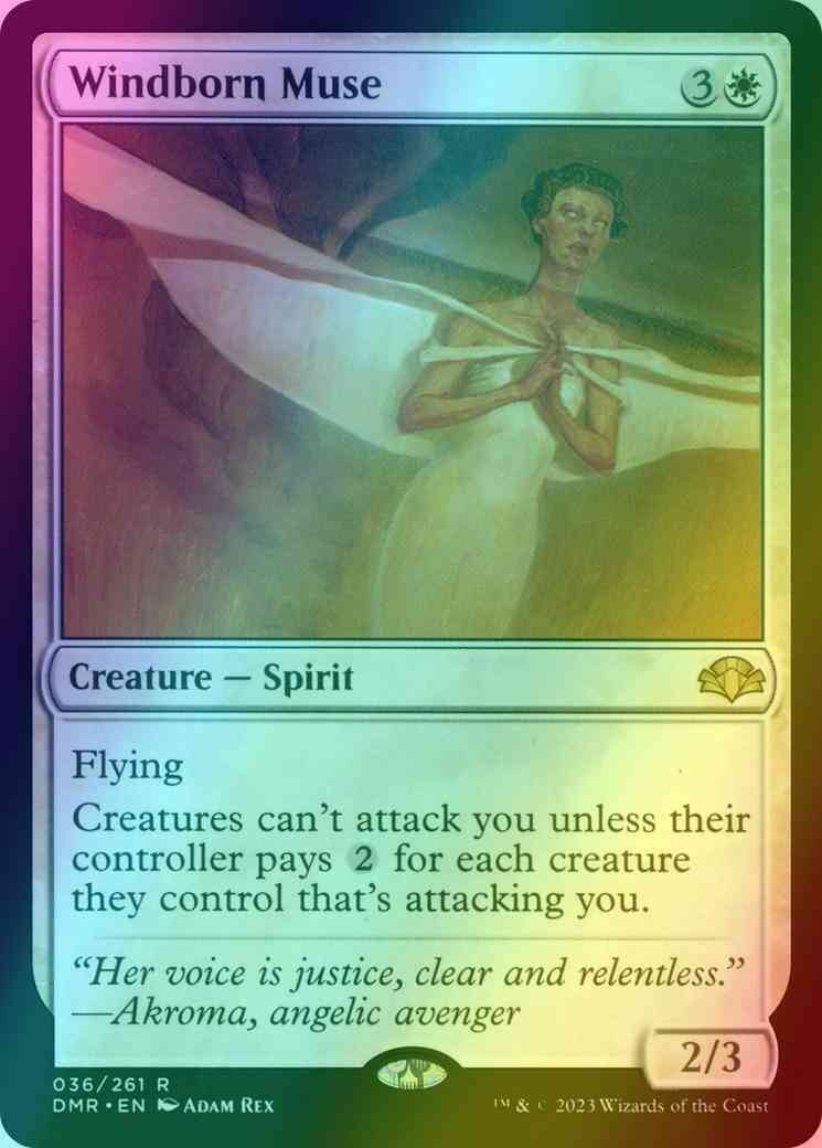 Windborn Muse [36] [Dominaria Remastered] [Foil]