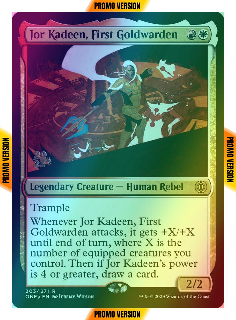 Jor Kadeen, First Goldwarden [203s] [Prerelease] [Phyrexia: All Will Be One: Promos] [Foil]
