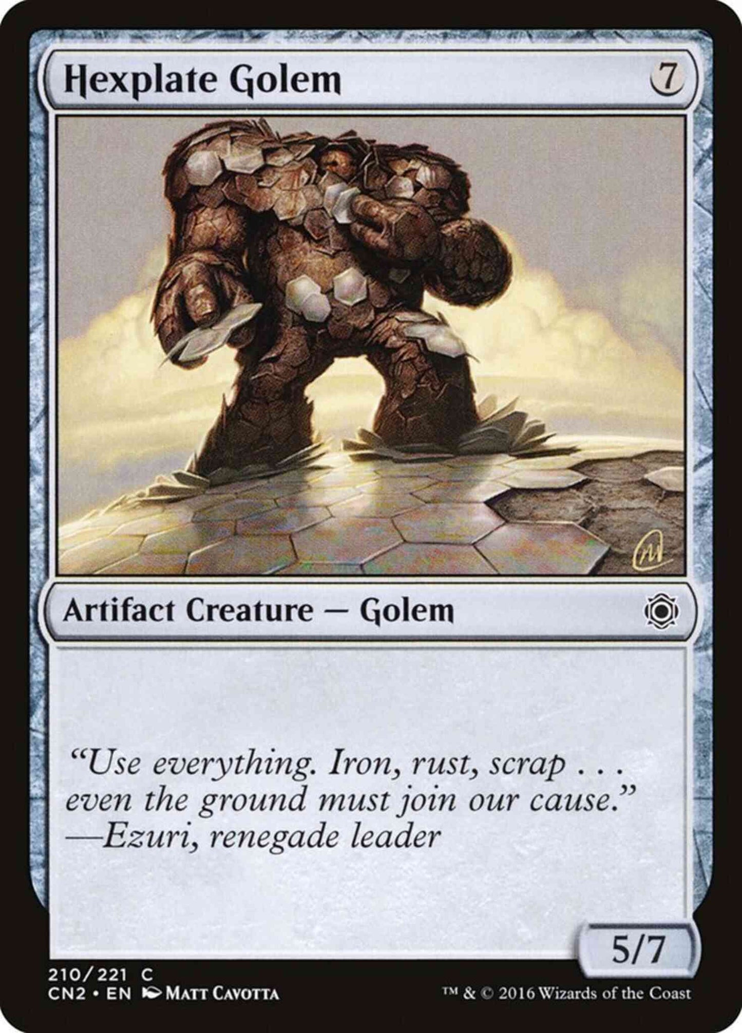 Hexplate Golem [210] [Conspiracy Take The Crown] [Non-Foil]