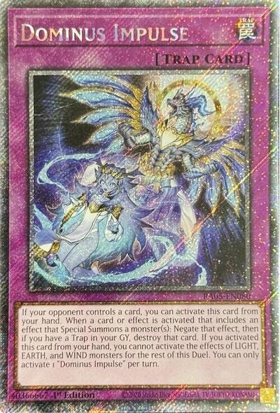 Dominus Impulse - RA05-EN080 - Platinum Secret Rare - 1st Edition