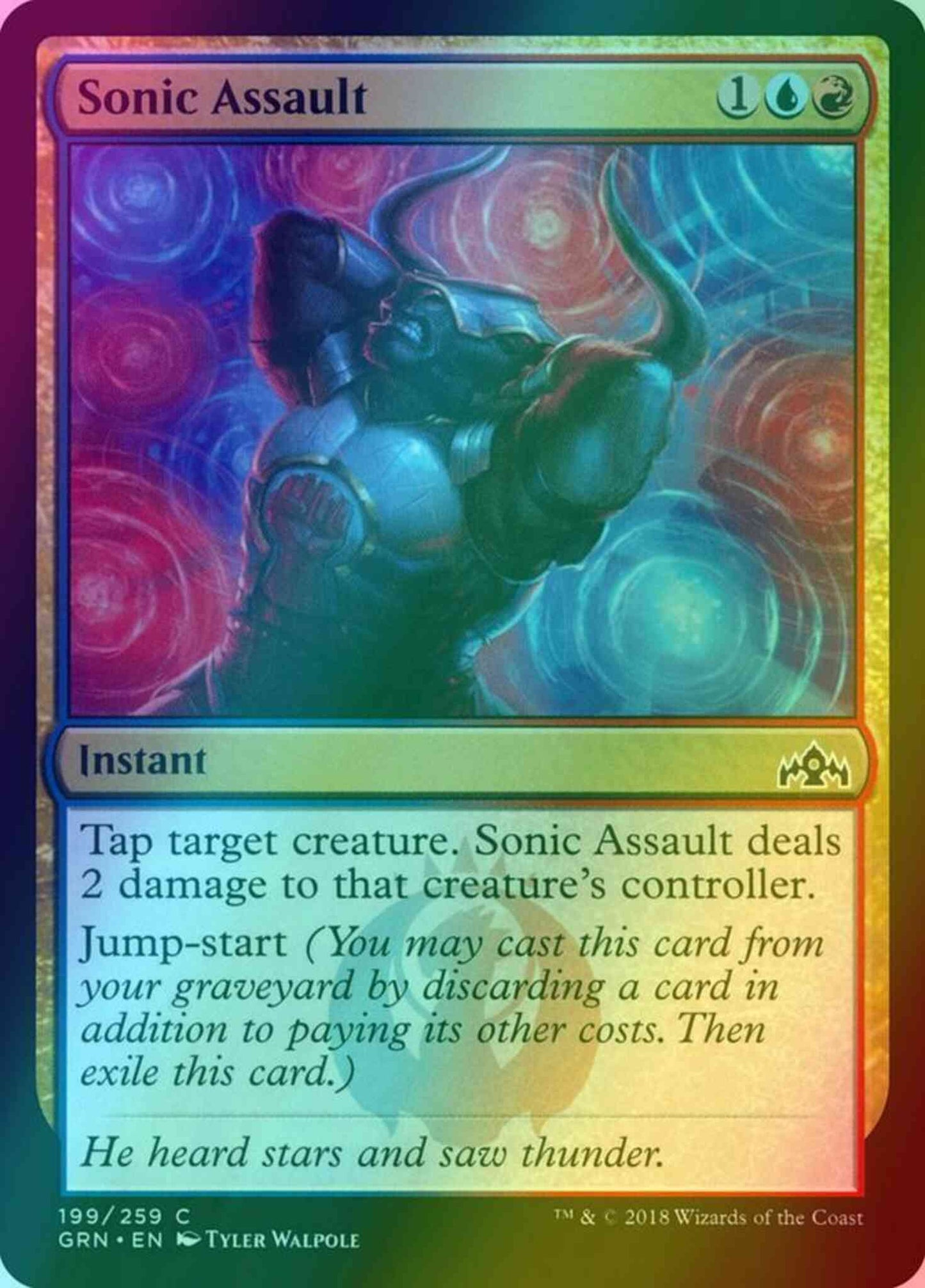 Sonic Assault [199] [Guilds of Ravnica] [Foil]