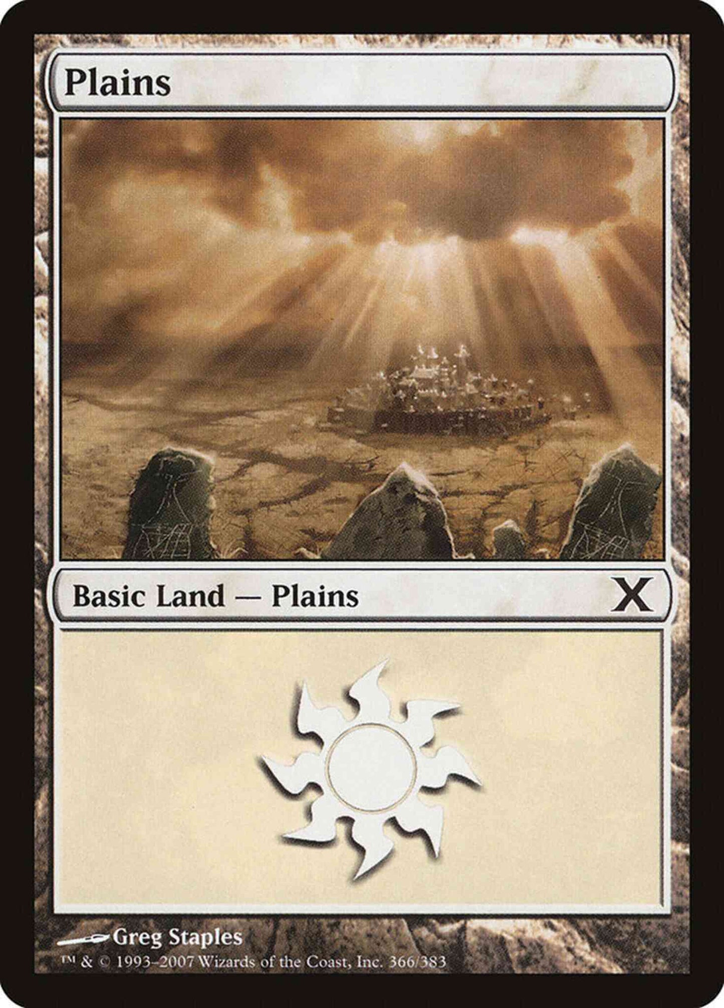 Plains [366] [Tenth Edition] [Non-Foil]