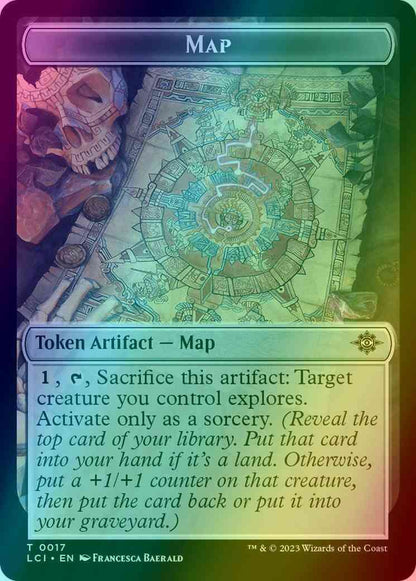 Map Token (17) // Vampire Demon Token (15) [The Lost Caverns of Ixalan: Tokens] [Foil]