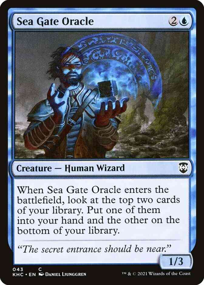 Sea Gate Oracle [43] [Kaldheim Commander] [Non-Foil]