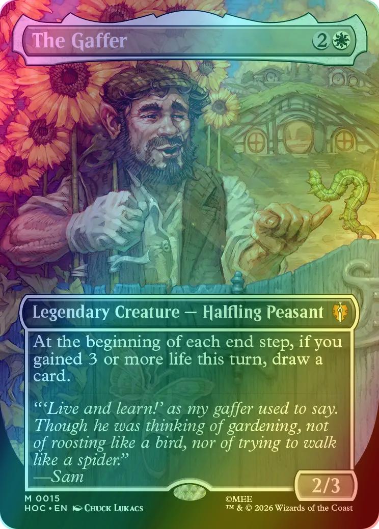 The Gaffer [15] [Borderless] [Classic Artist] [Box Topper] [The Hobbit: Commander] [Foil]