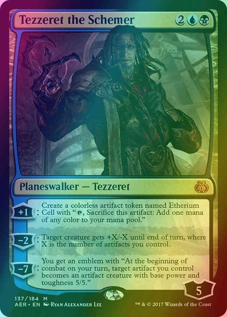 Tezzeret the Schemer [137] [Aether Revolt] [Foil]