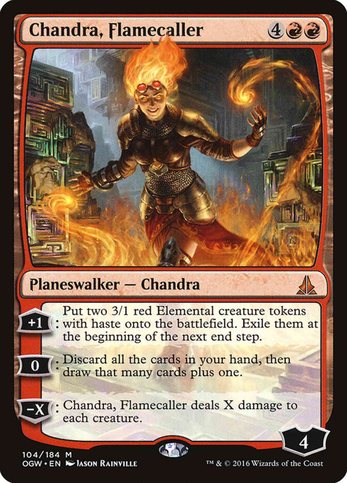 Chandra, Flamecaller [104] [Oath of the Gatewatch] [Non-Foil]