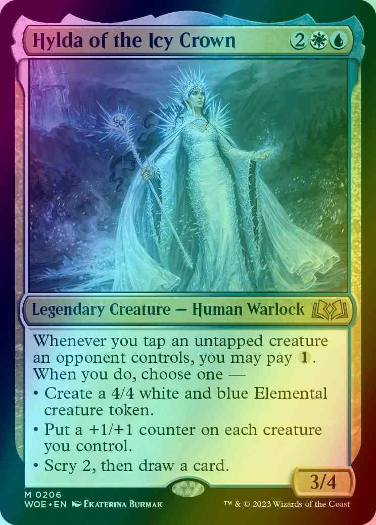 Hylda of the Icy Crown [206] [Wilds of Eldraine] [Foil]