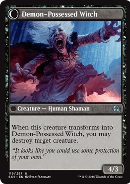 Kindly Stranger // Demon-Possessed Witch [119] [Shadows over Innistrad] [Non-Foil]