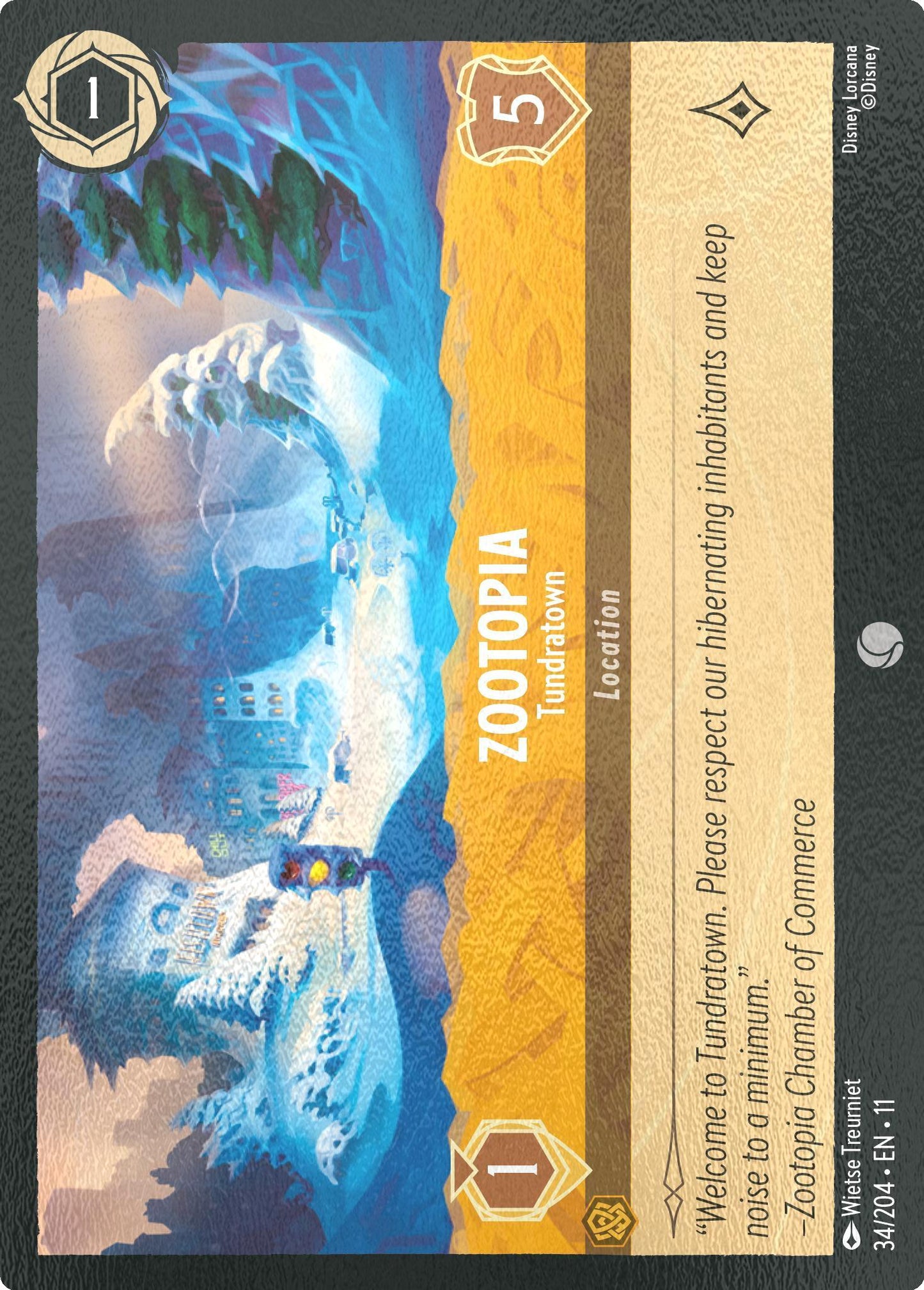 Zootopia - Tundratown - 34/204 [Winterspell] [Cold Foil]