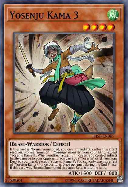 Yosenju Kama 3 - SP17-EN006 - Starfoil Rare - 1st Edition
