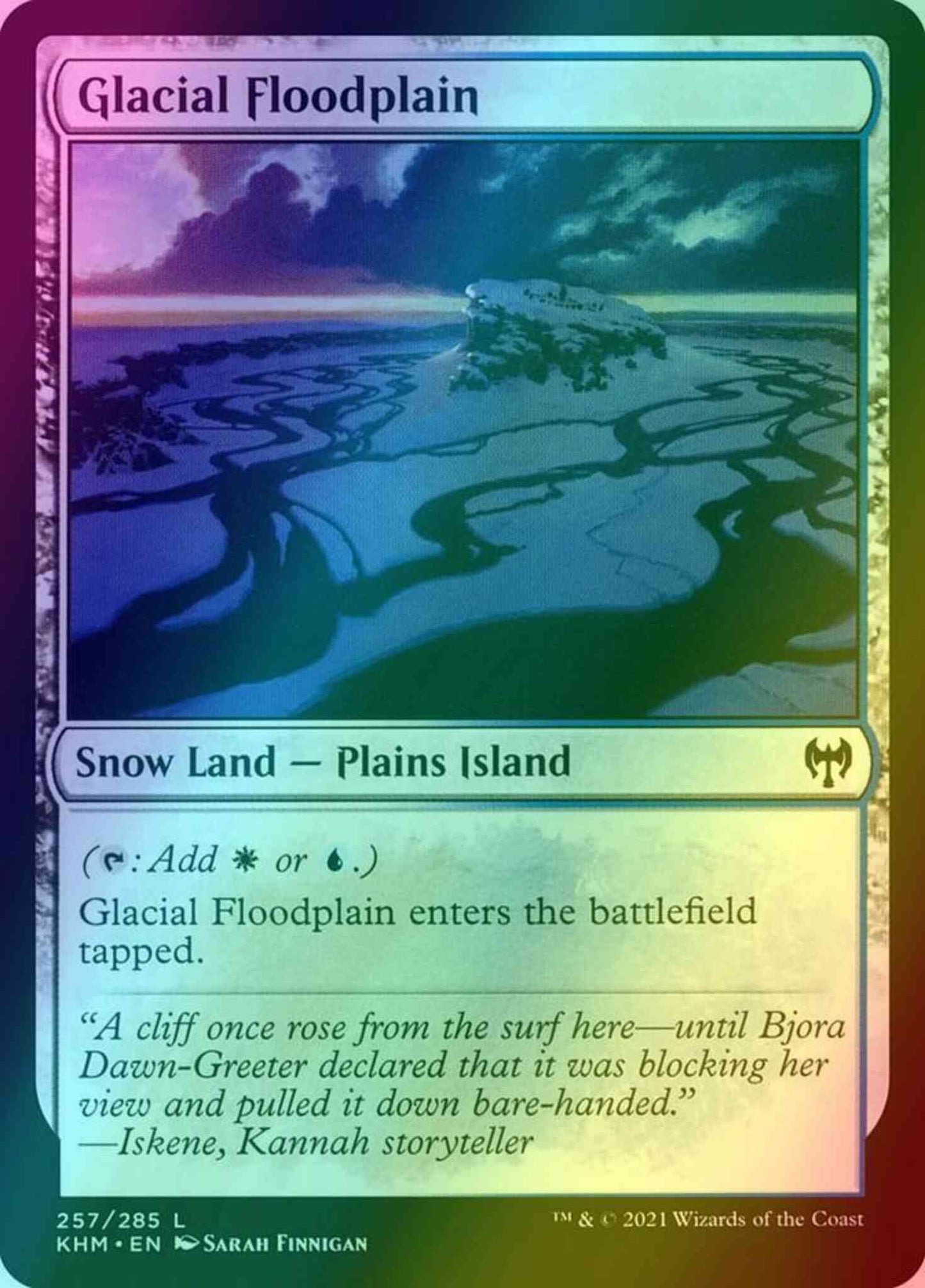 Glacial Floodplain [257] [Kaldheim] [Foil]