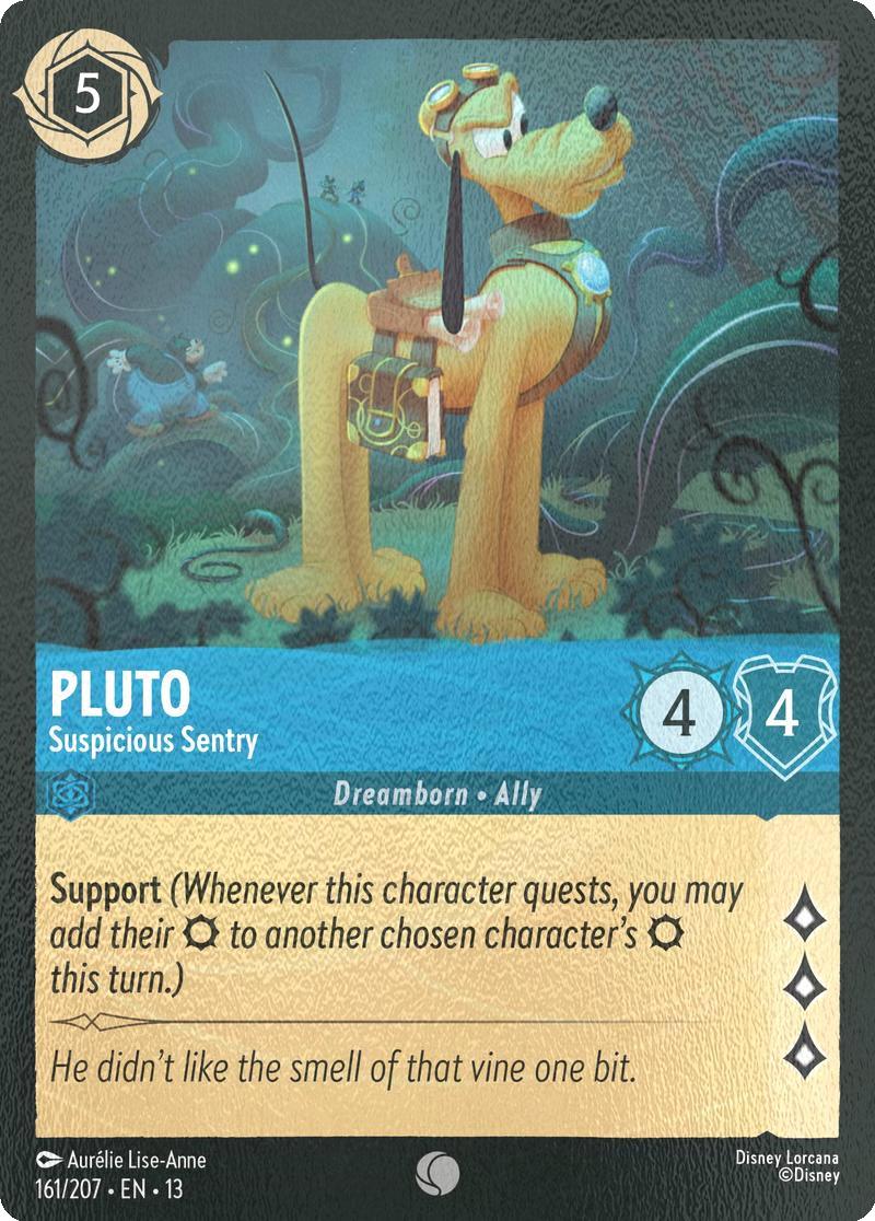 Pluto - Suspicious Sentry - 161/204 [Attack of the Vine!] [Cold Foil]