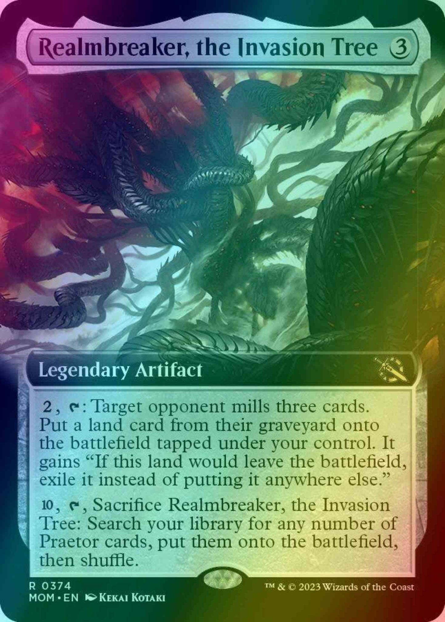 Realmbreaker, the Invasion Tree [374] [Extended Art] [March of the Machine] [Foil]