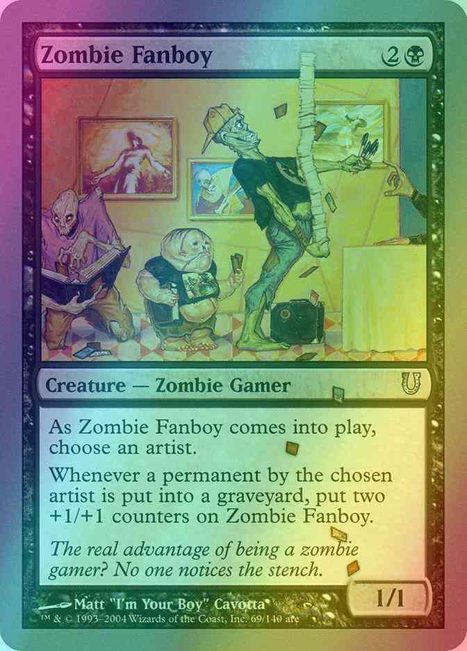 Zombie Fanboy [69] [Unhinged] [Foil]