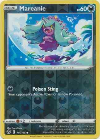 Mareanie - 114/195 - Common [swsh12-114] [Reverse Holo]