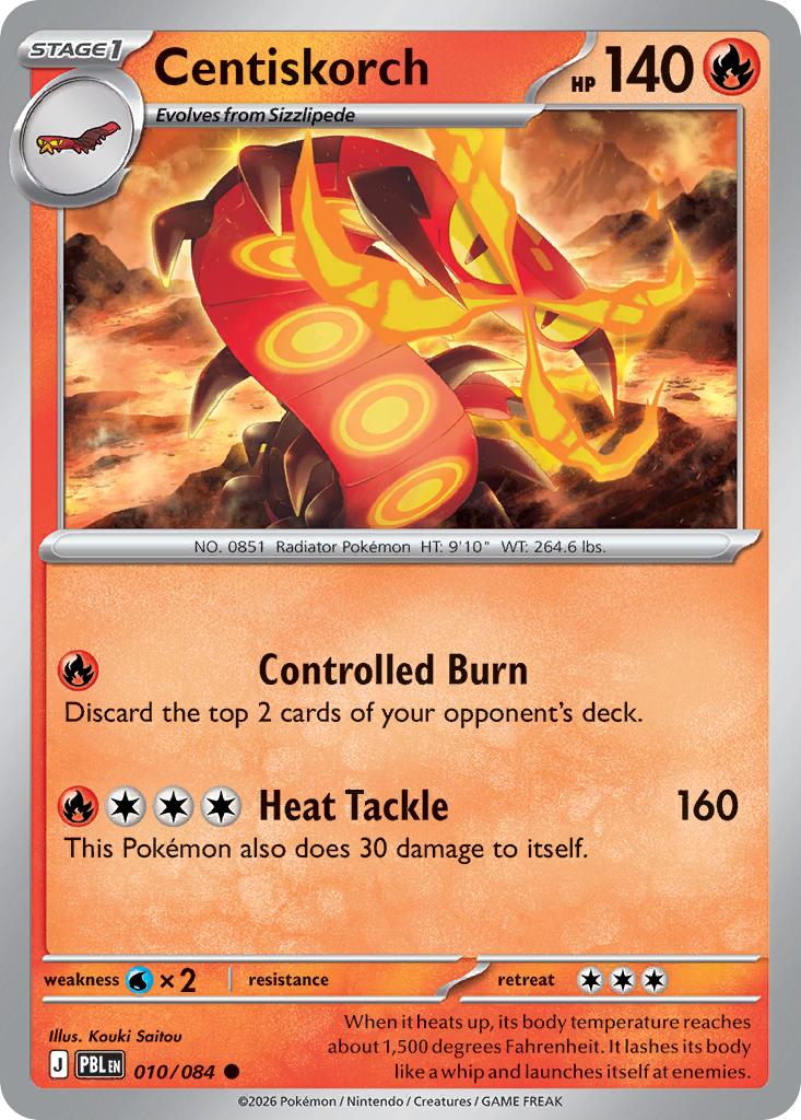 Centiskorch - 010/084 - Common [me05-010] [Non-Holo]
