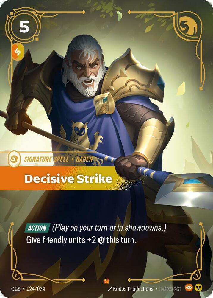 Decisive Strike - 024/024 [Origins: Proving Grounds] [Non-Foil]
