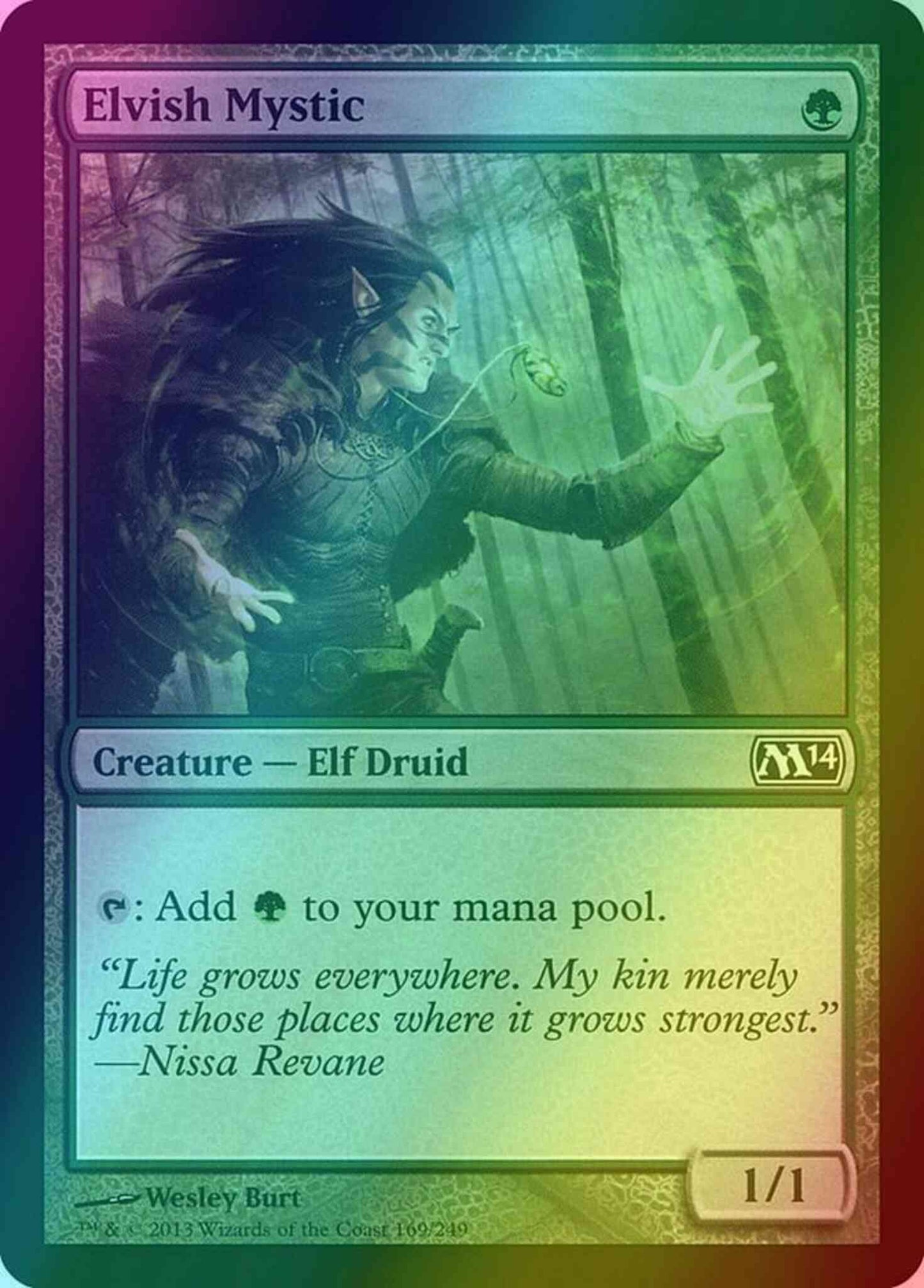 Elvish Mystic [169] [Magic 2014] [Foil]