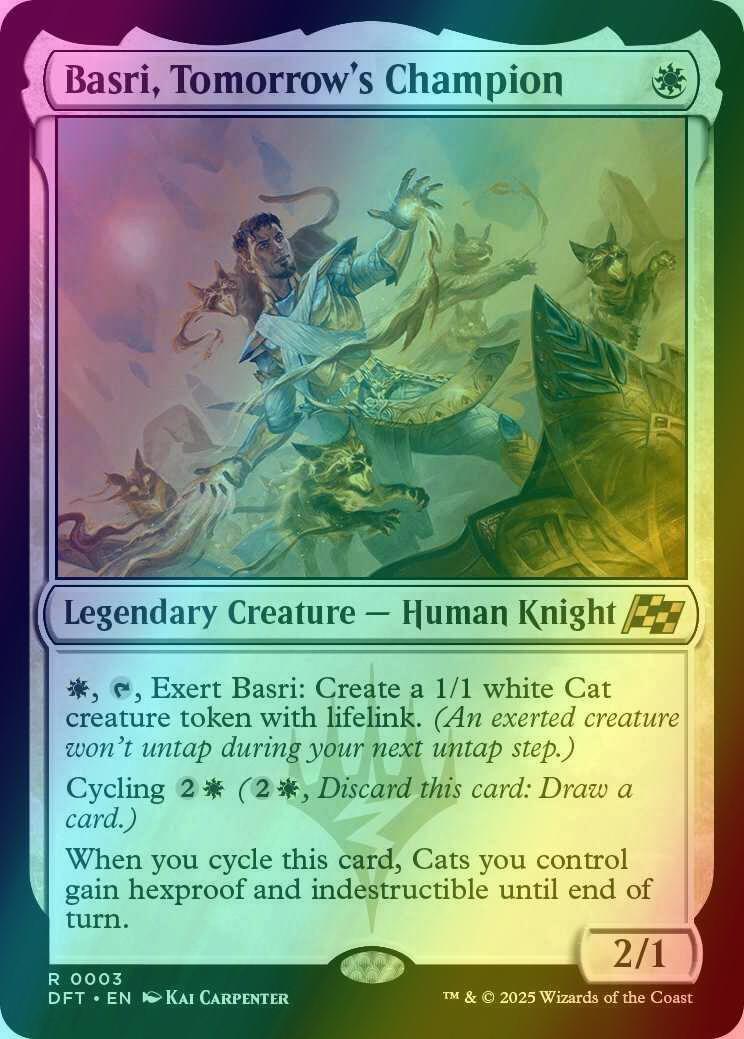 Basri, Tomorrow's Champion [3] [Aetherdrift] [Foil]