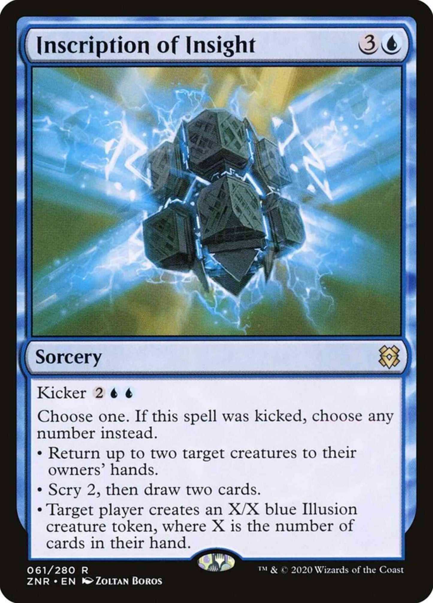 Inscription of Insight [61] [Zendikar Rising] [Non-Foil]