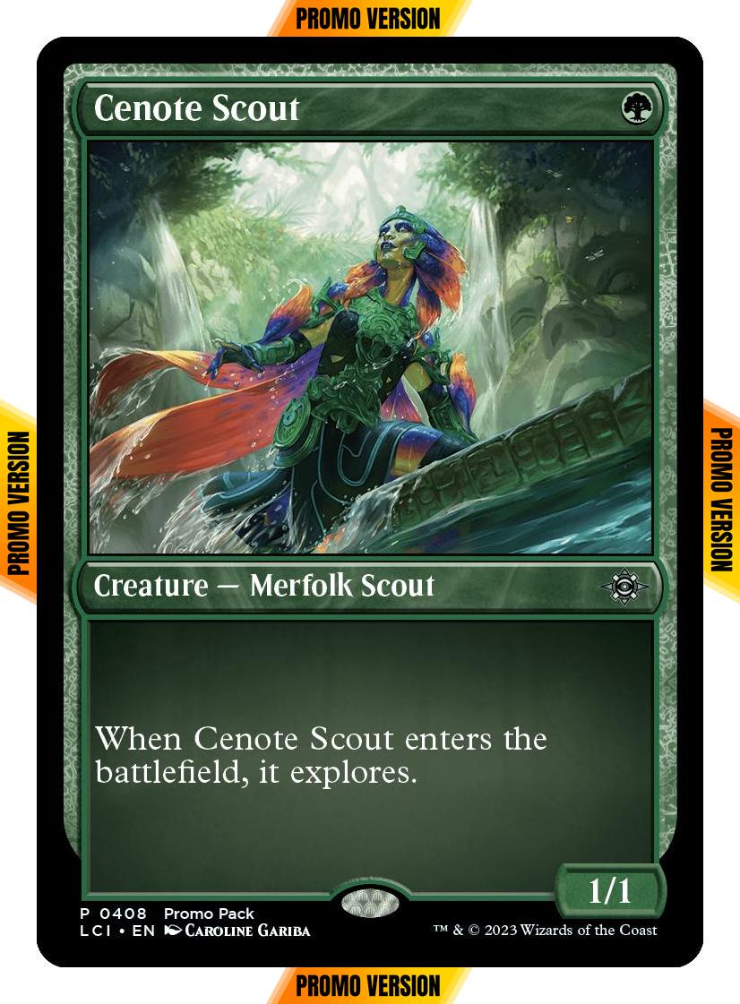 Cenote Scout [408] [Dark Frame Promo Pack] [The Lost Caverns of Ixalan] [Non-Foil]