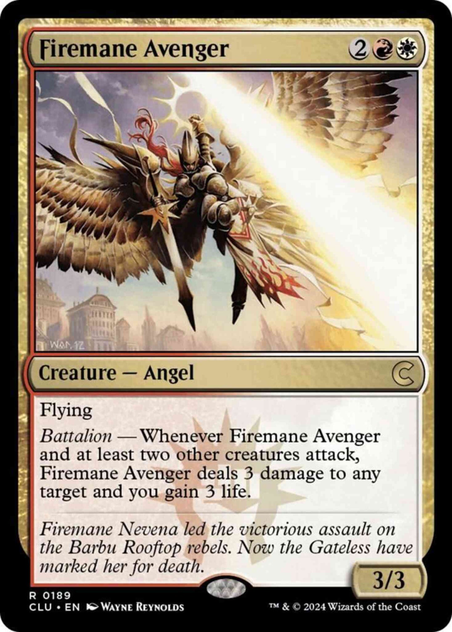 Firemane Avenger [189] [Ravnica: Clue Edition] [Non-Foil]